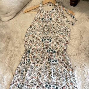 ROXY Halter Top Boho Floral Size M